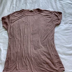 shopriffraff purple/pink shirt with stars